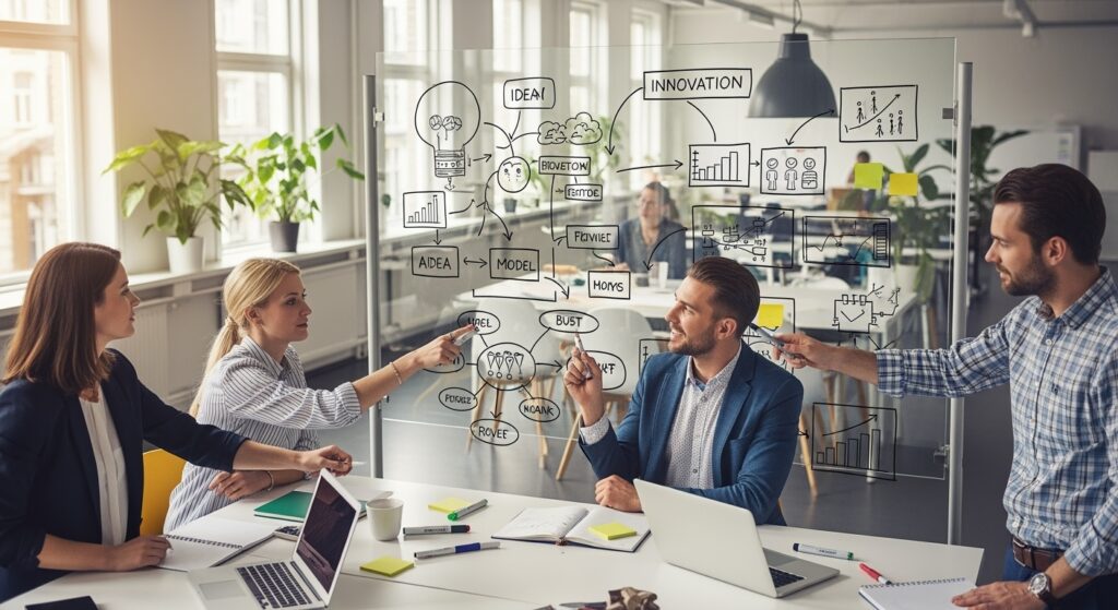Kreativt affärsidéutveckling - BizCoach hjälper företag att lansera innovativa affärsidéer